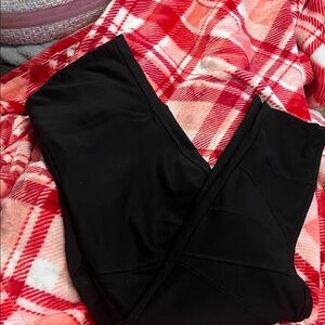 B58 Women’s Lg VOGO Athletica Black Leggings w/ Mesh Details, NWOT